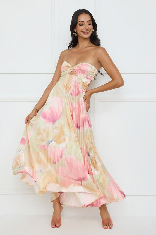 Athena Satin Maxi Dress