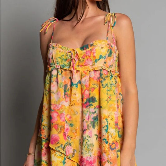 Aurelia Floral Midi Dress