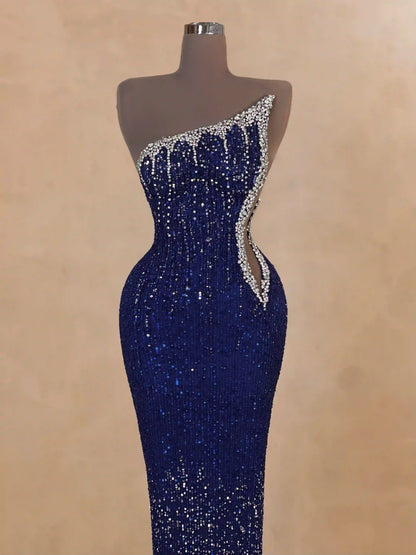 087 Margot Crepe Evening Dress