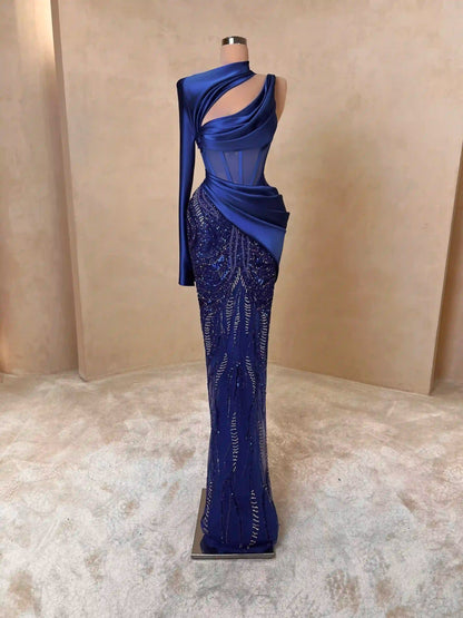 087 Margot Crepe Evening Dress