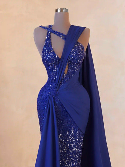 087 Margot Crepe Evening Dress