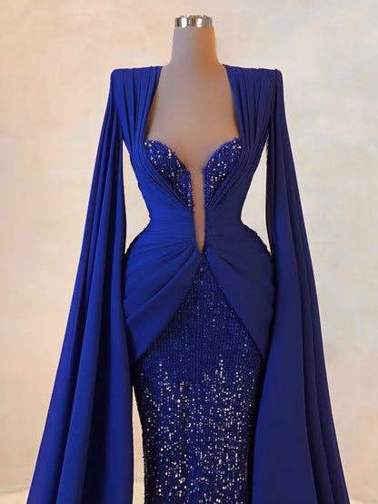 087 Margot Crepe Evening Dress