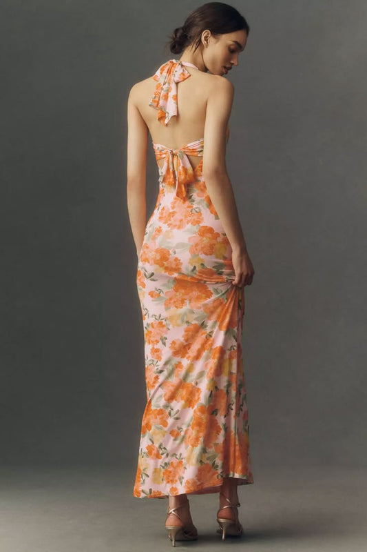 Paisleigh Silk Maxi Dress