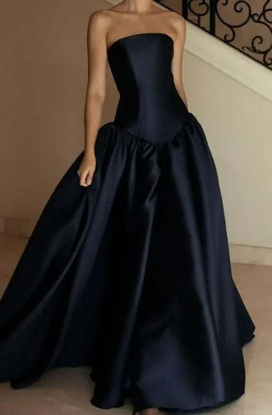 Vivienne Satin A-Line Dress