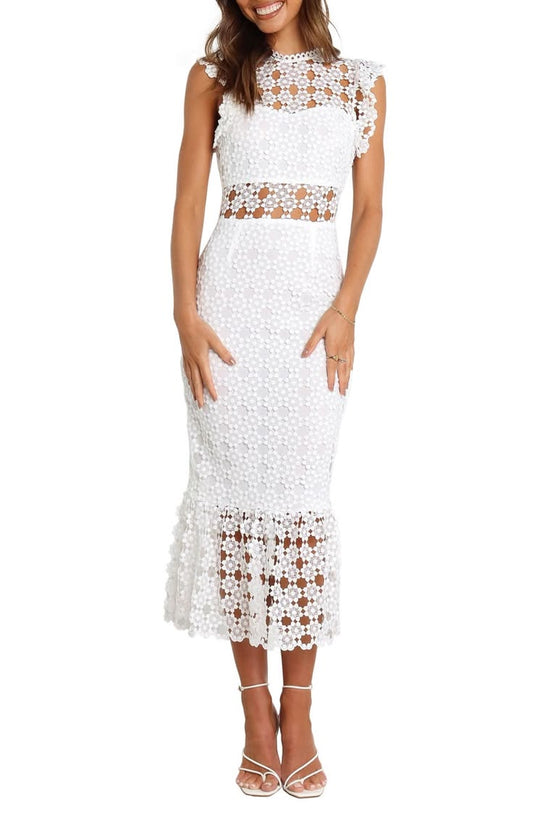 Lauren Lace Overlay Dress