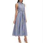 Margot Cotton Stripe Maxi Shirtdress