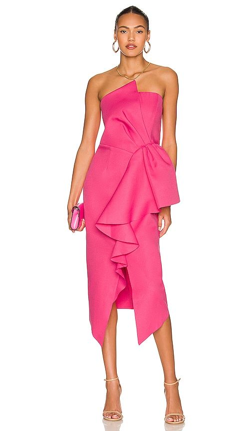 Eliana Reception Dress in Fuchsia