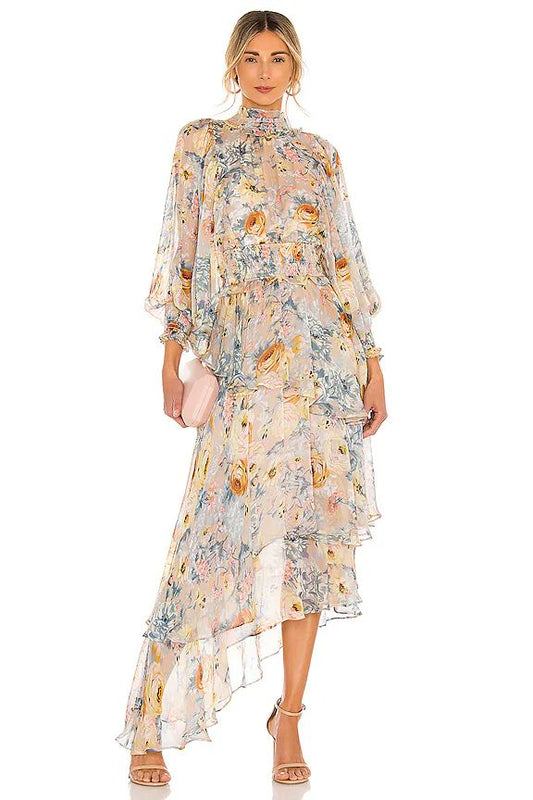 L'IDEE Renaissance Split Gown in Light Pink from Revolve.com