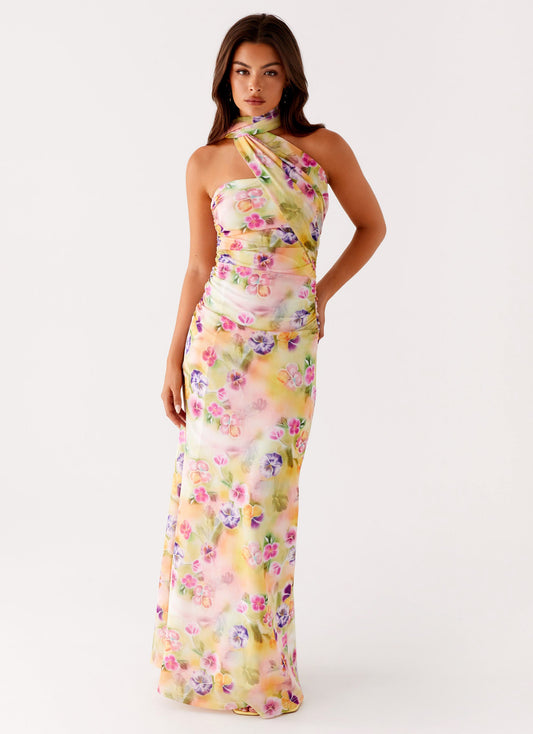 Sunburst Floral Songbird Floral Maxi Dress