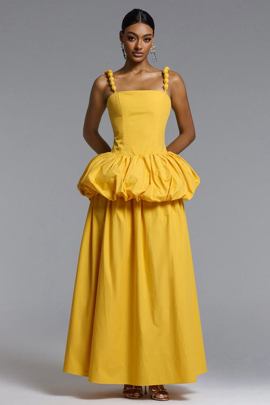 Sierra Tailored Puff Maxi Dress