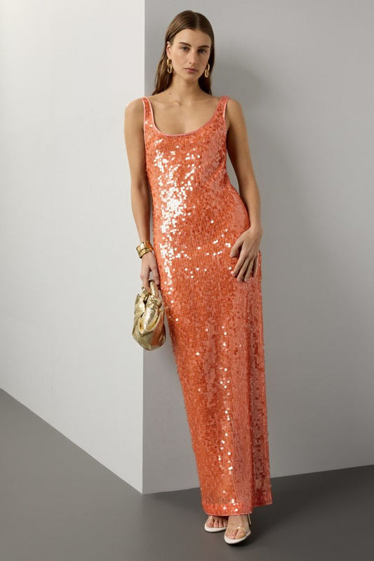 Bex Linen Tank Maxi Dress