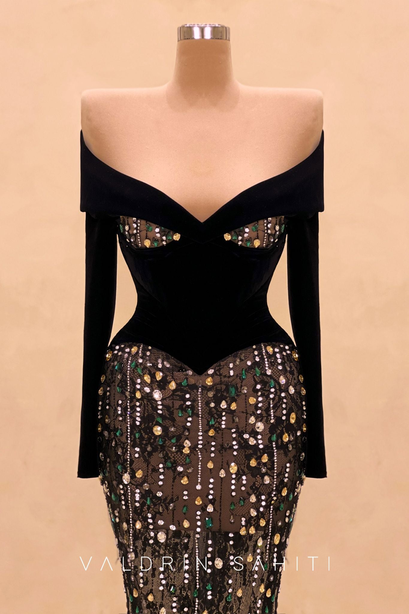 154 Margot Crepe Evening Dress