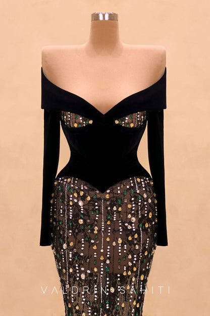 154 Margot Crepe Evening Dress
