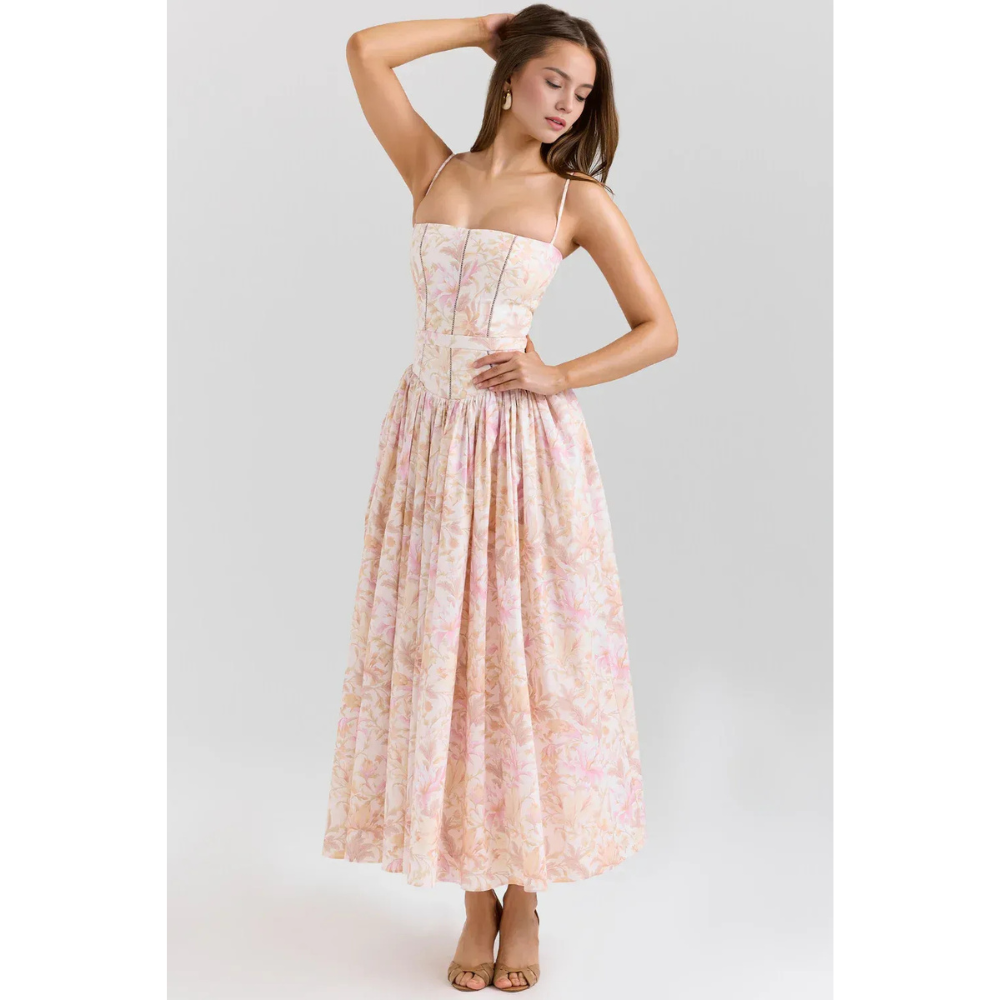FLORAL MAXI DRESS