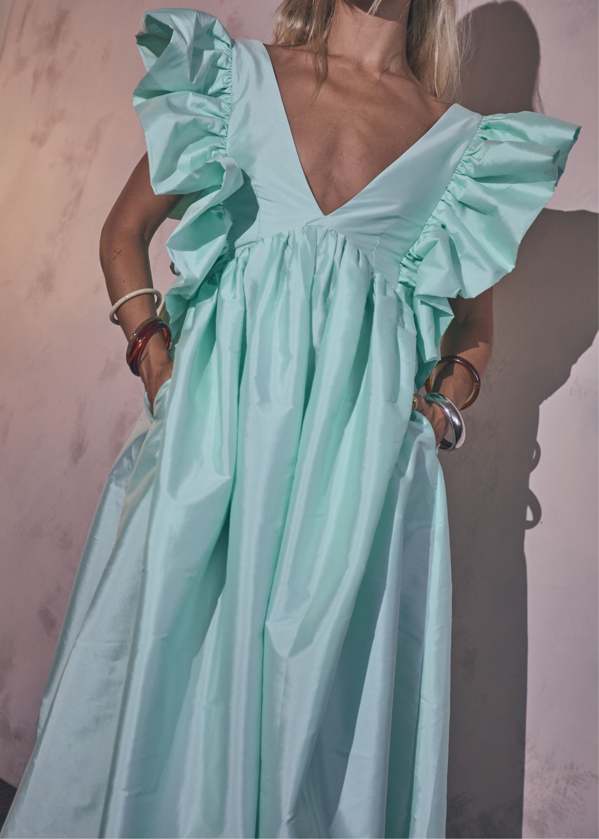 Bailey Aqua Midi Dress