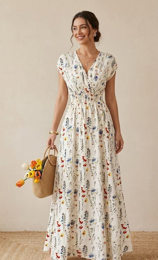 Ophelia Floral Maxi Dress