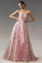Francesca High-Neck Satin Maxi Dress