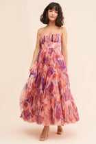 Margot Pleated Tulle Dress