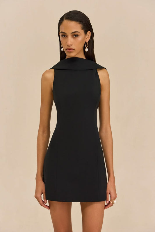 COCCO DRESS - BLACK - BLACK / 6