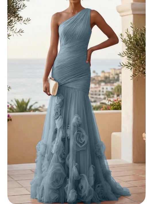 Dreamylily Blue Evening Gown