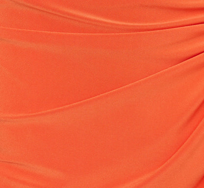 Papaya Isla Jersey Keyhole Draped Sheath Dress