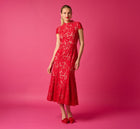 Arabella Lace Midi Dress