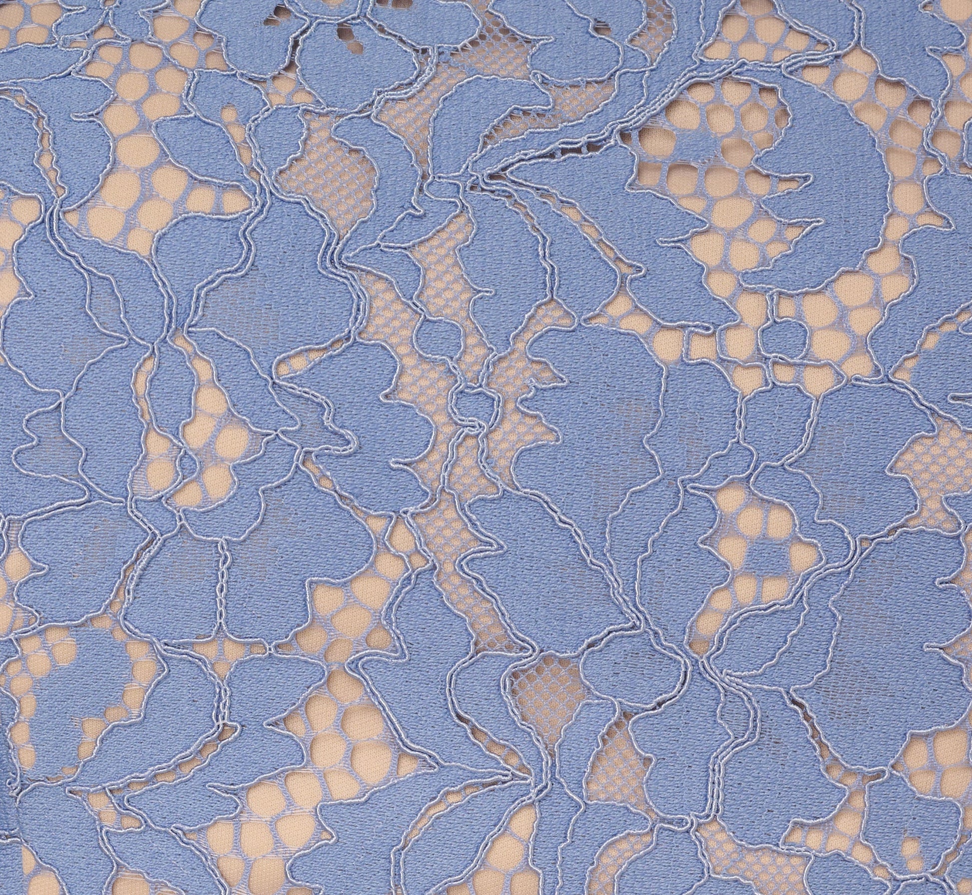 French Blue Nude Arabella Lace Midi Dress