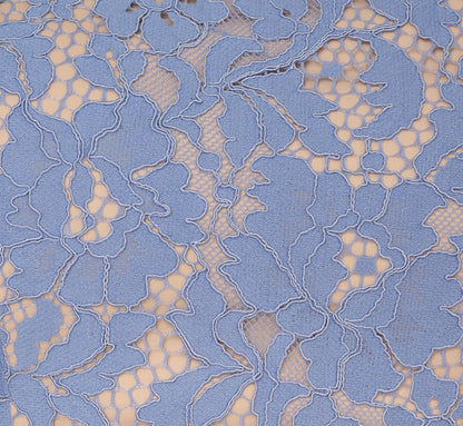 French Blue Nude Arabella Lace Midi Dress