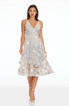 Audrey Silk Charmeuse Dress