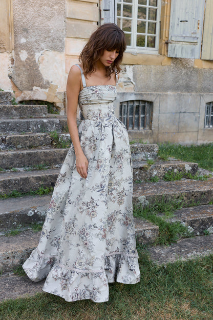 Stone Lilibet Brocade Ava Brocade Midi Dress