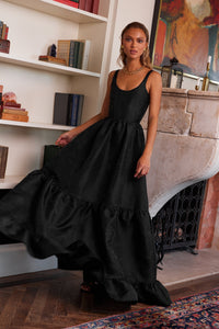 Black Windsor Brocade
