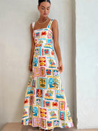 Margot Graffiti Print Sleeveless Dress