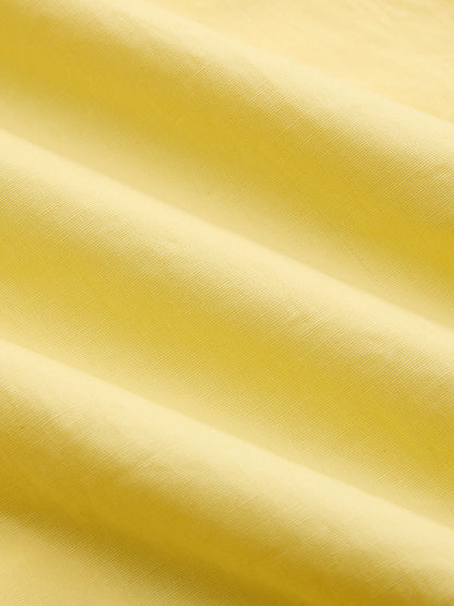 Yellow Audrey Linen Shirt Dress