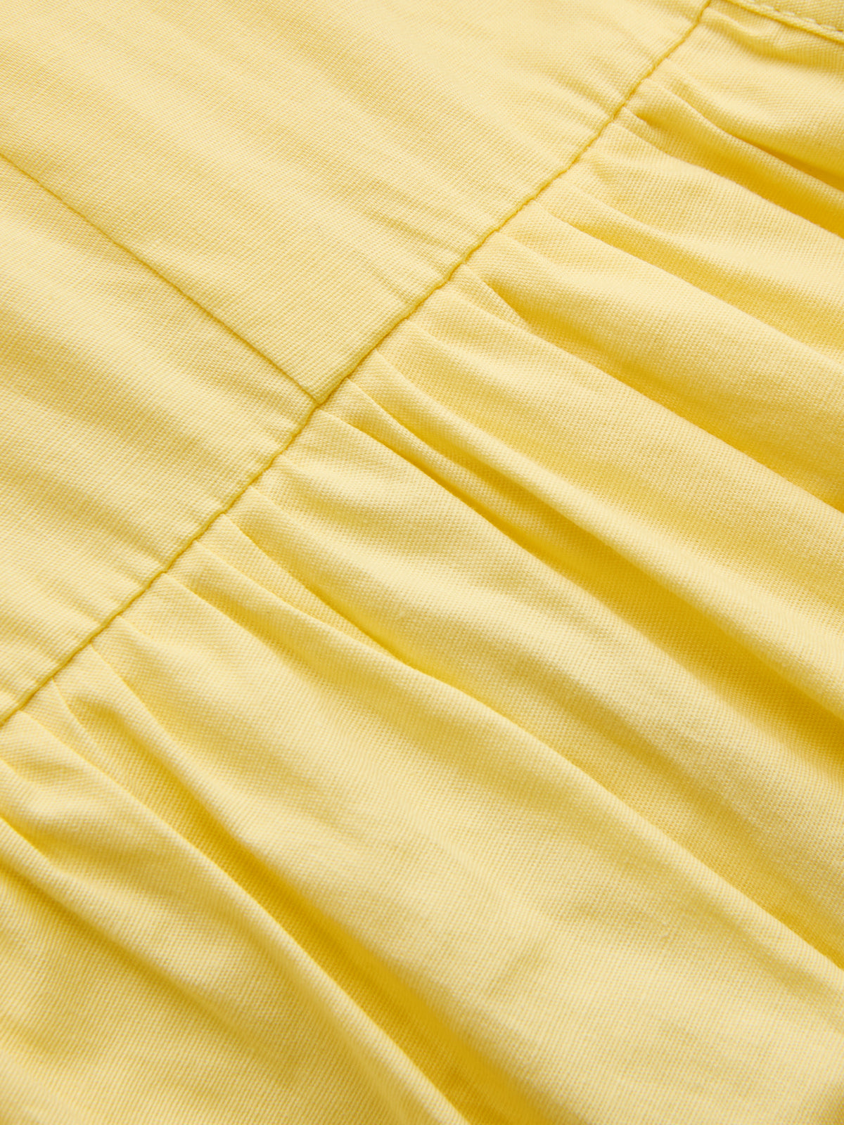 Yellow Audrey Linen Shirt Dress
