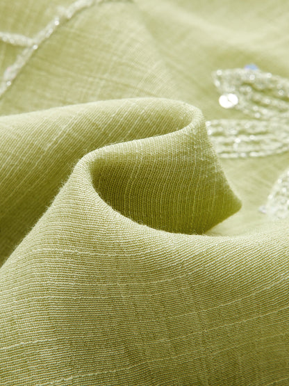 LemonGreen Margot Sequin Slip Dress