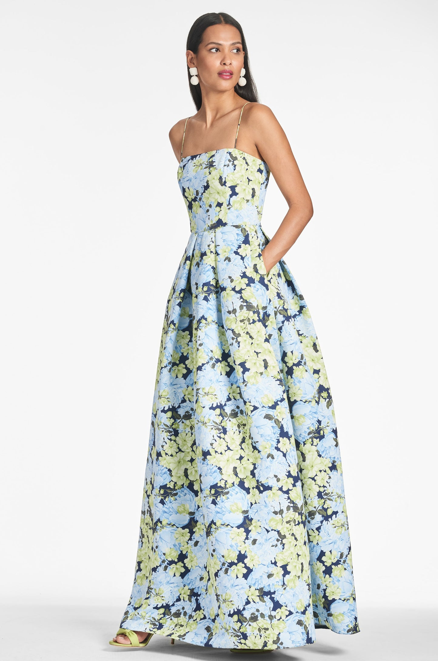 GARDEN CLUB Beau Sapphire Rose Gown