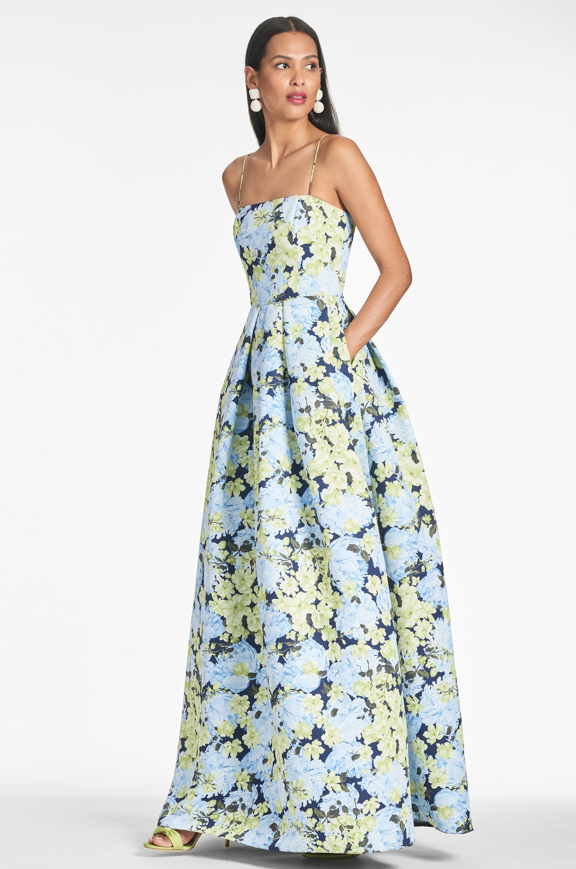 GARDEN CLUB Beau Sapphire Rose Gown