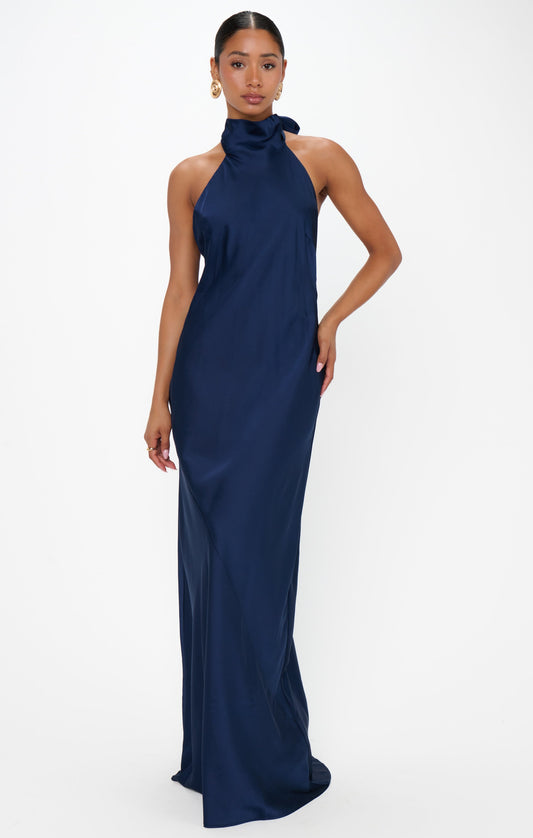 Lisette Luxe Satin Maxi Dress