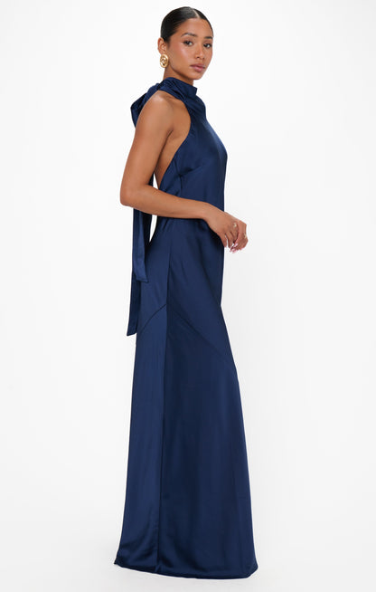 Lisette Luxe Satin Maxi Dress