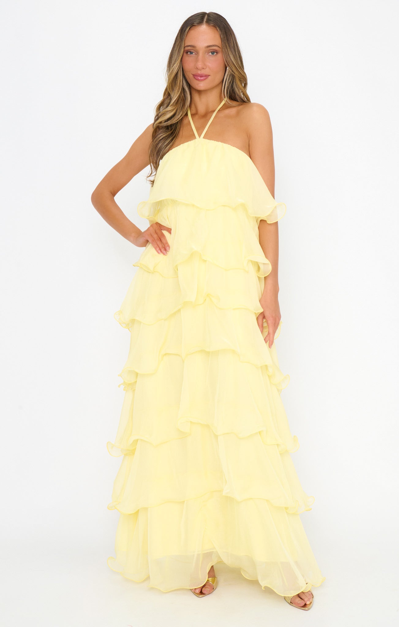 Kelsey Chiffon Maxi Dress