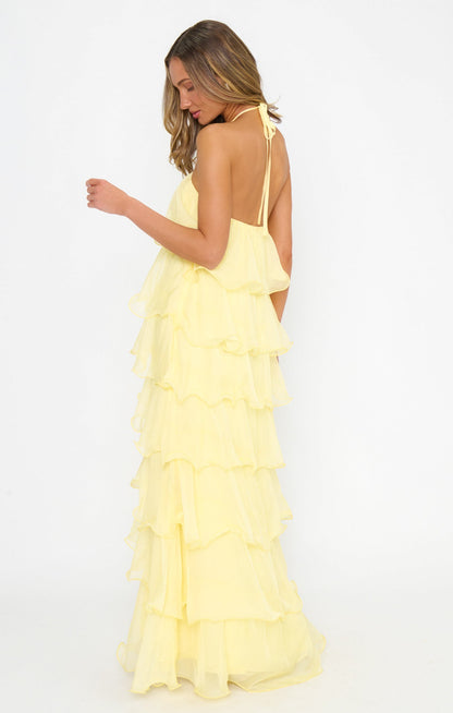 Kelsey Chiffon Maxi Dress