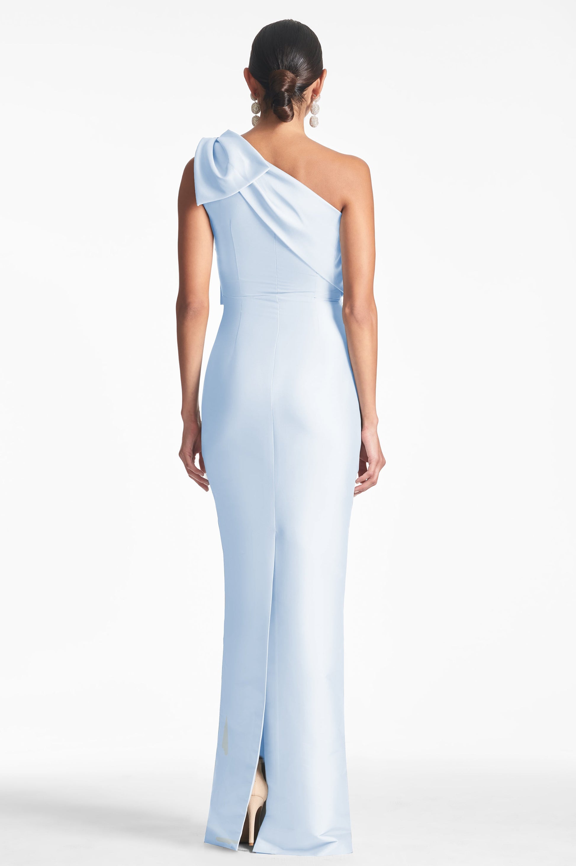 GLACIAL BLUE Bonnie Evening Gown in Night Sky
