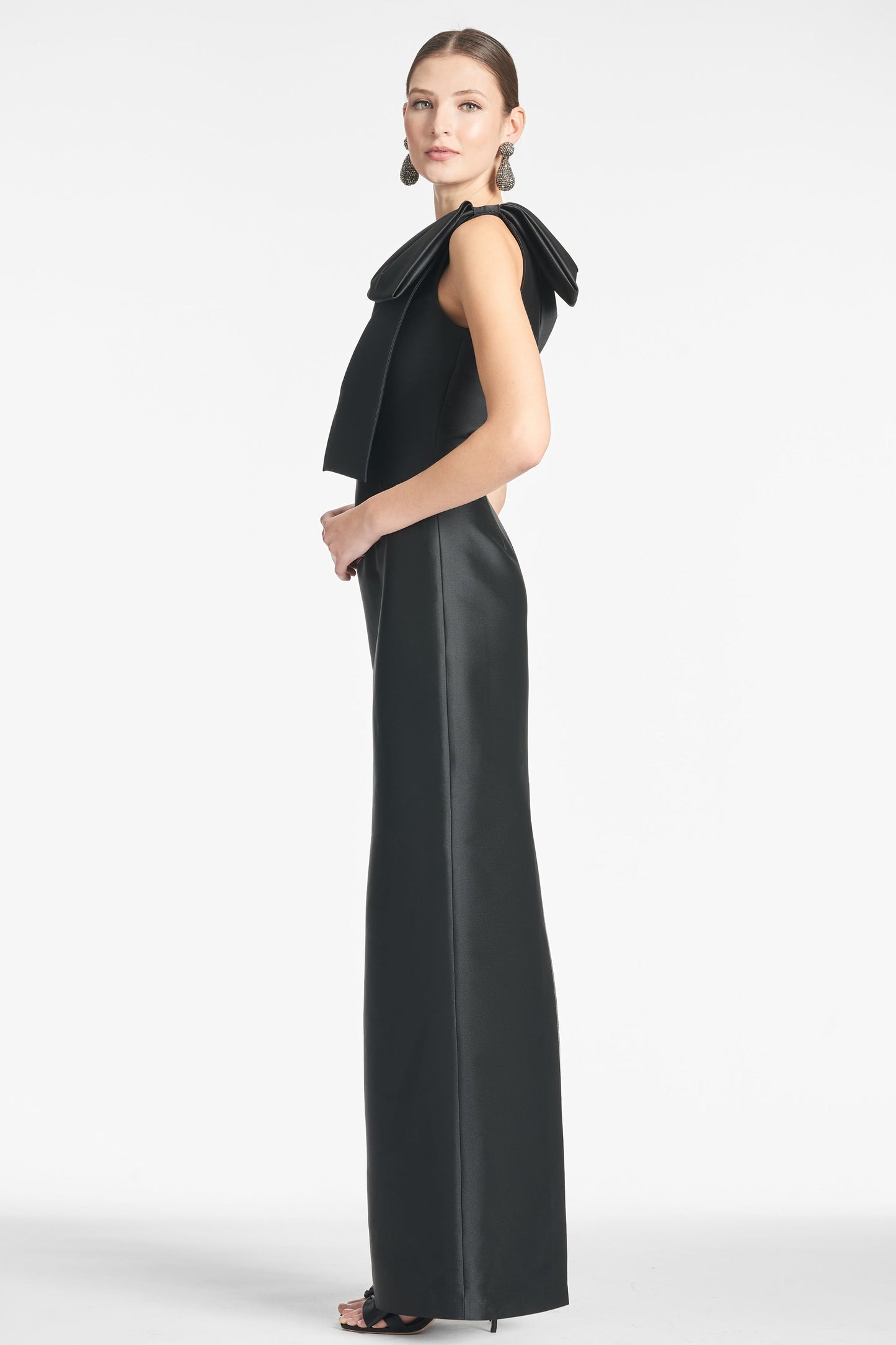 BLACK Bonnie Evening Gown in Night Sky