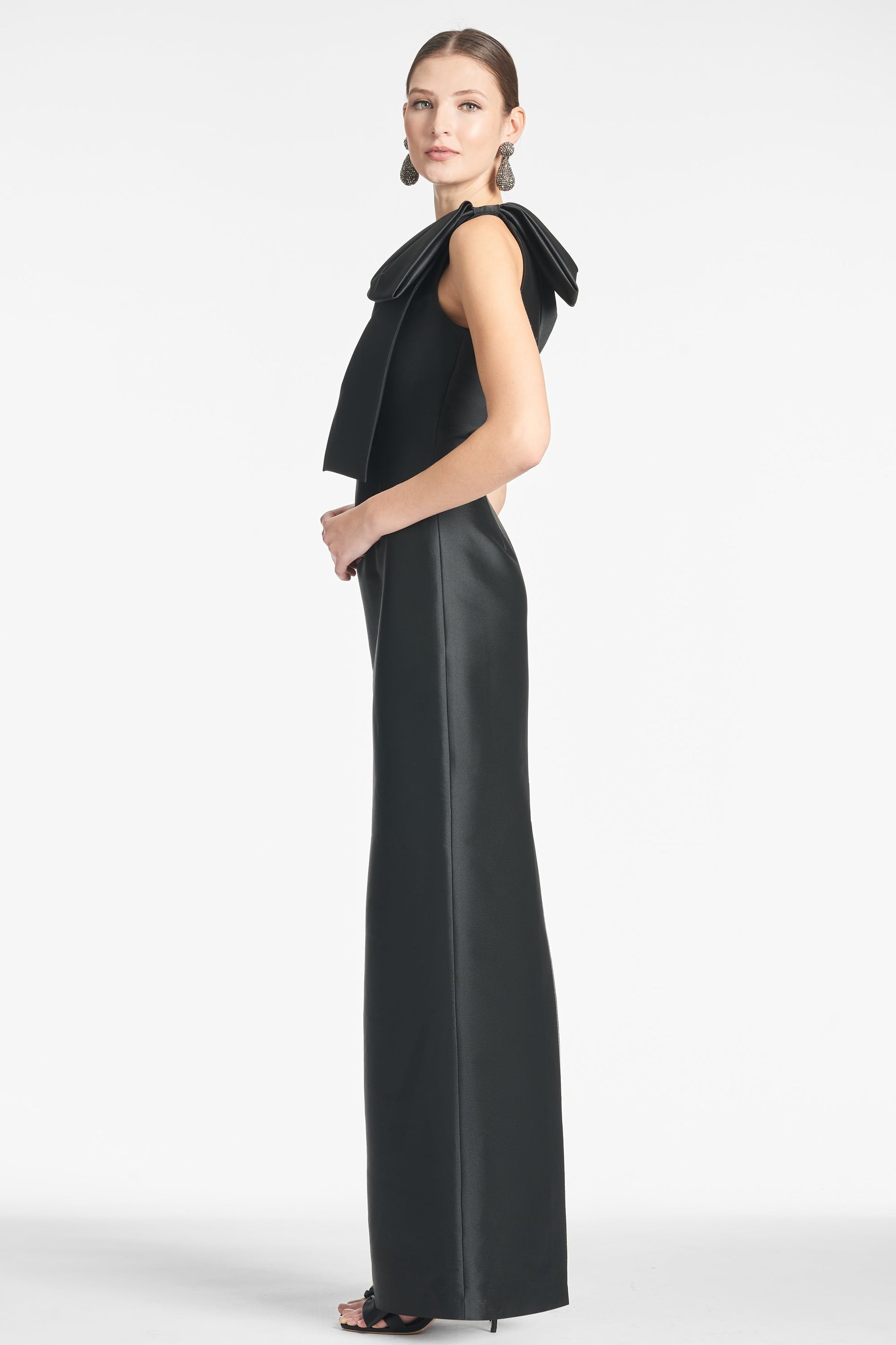 BLACK Bonnie Evening Gown in Night Sky