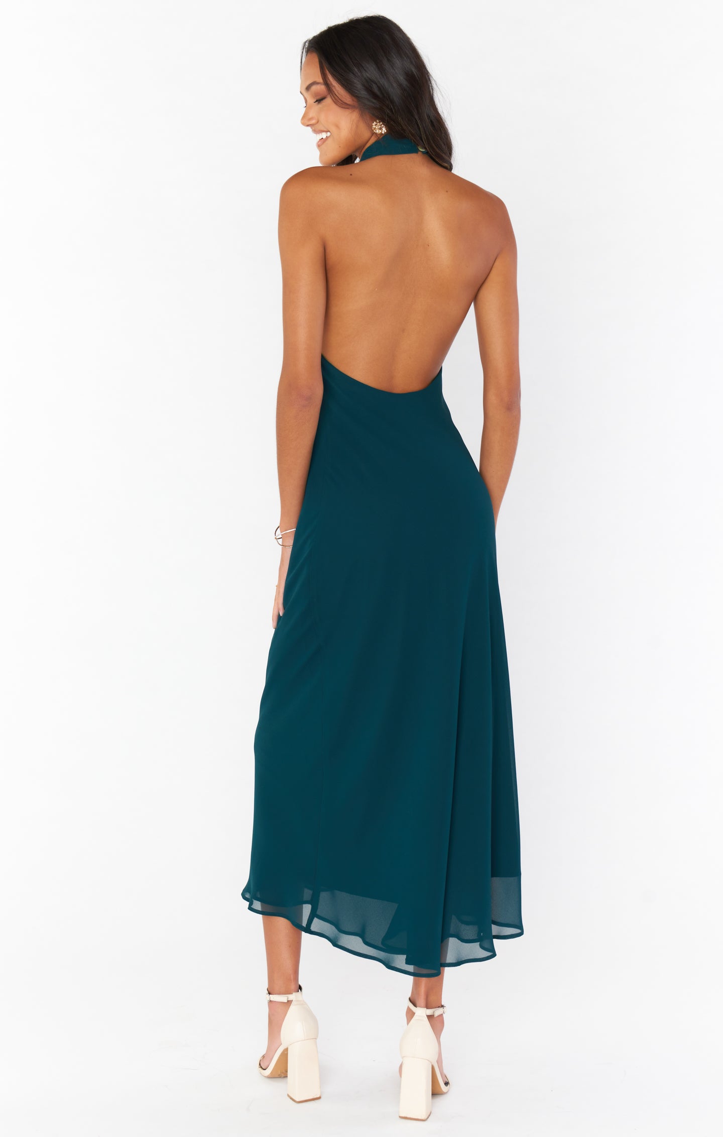 Jasmine Halter Midi Dress