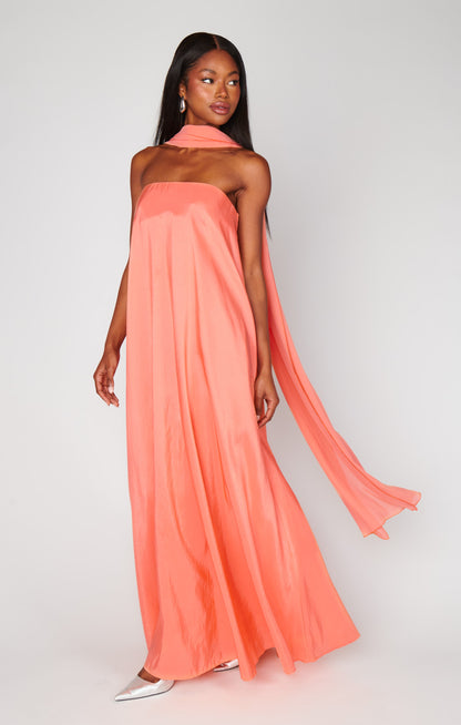 Eleanor Silk Charmeuse Wedding Guest Dress
