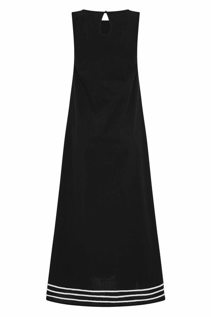 Nero Margot Silk Charmeuse Dress