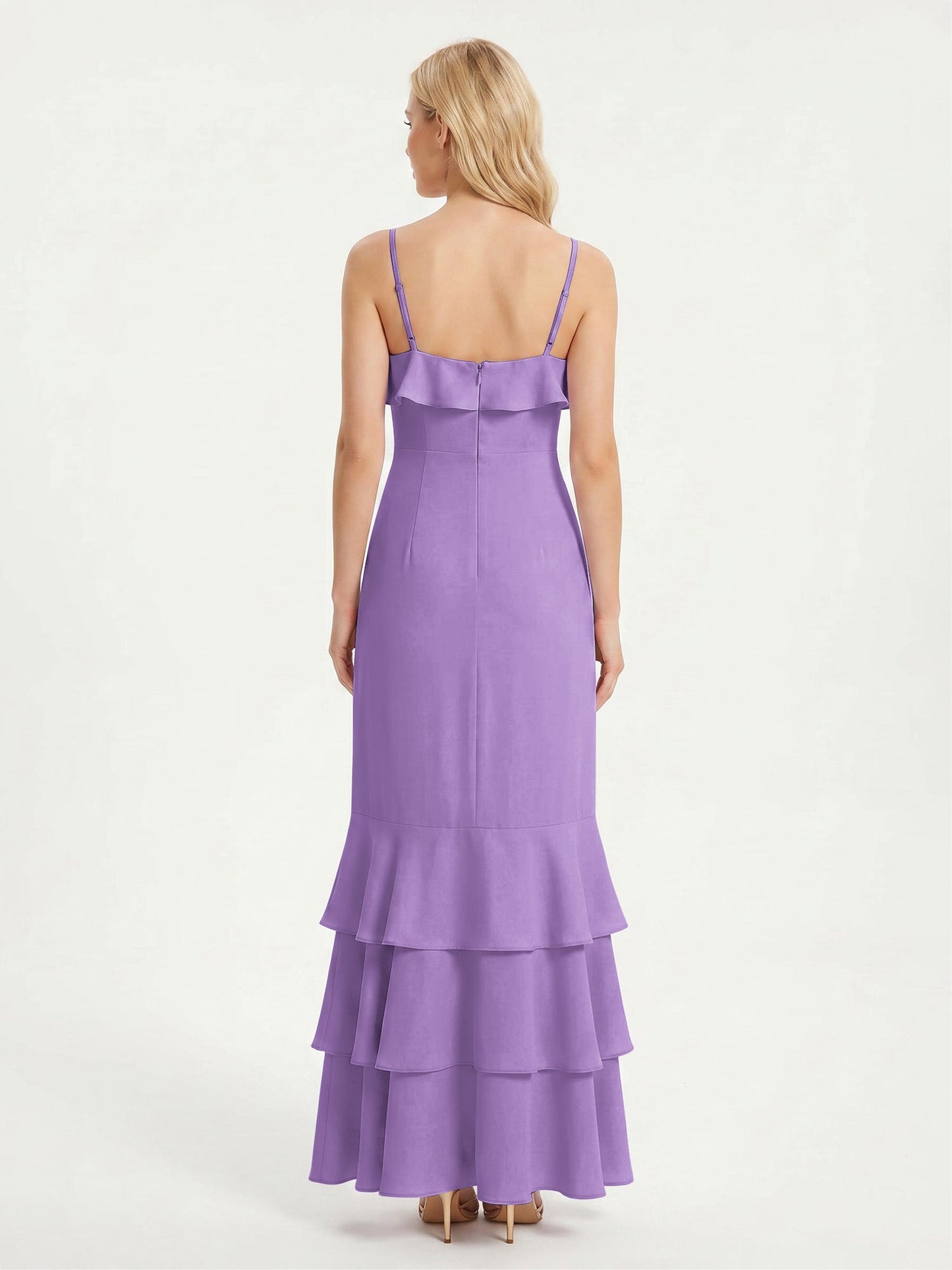Tahiti Isabelle Chiffon Tea-Length Bridesmaid Dress