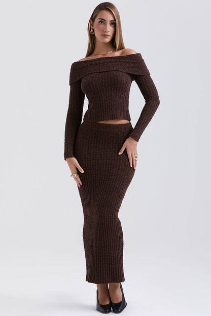 NYALA KNIT MAXI SKIRT