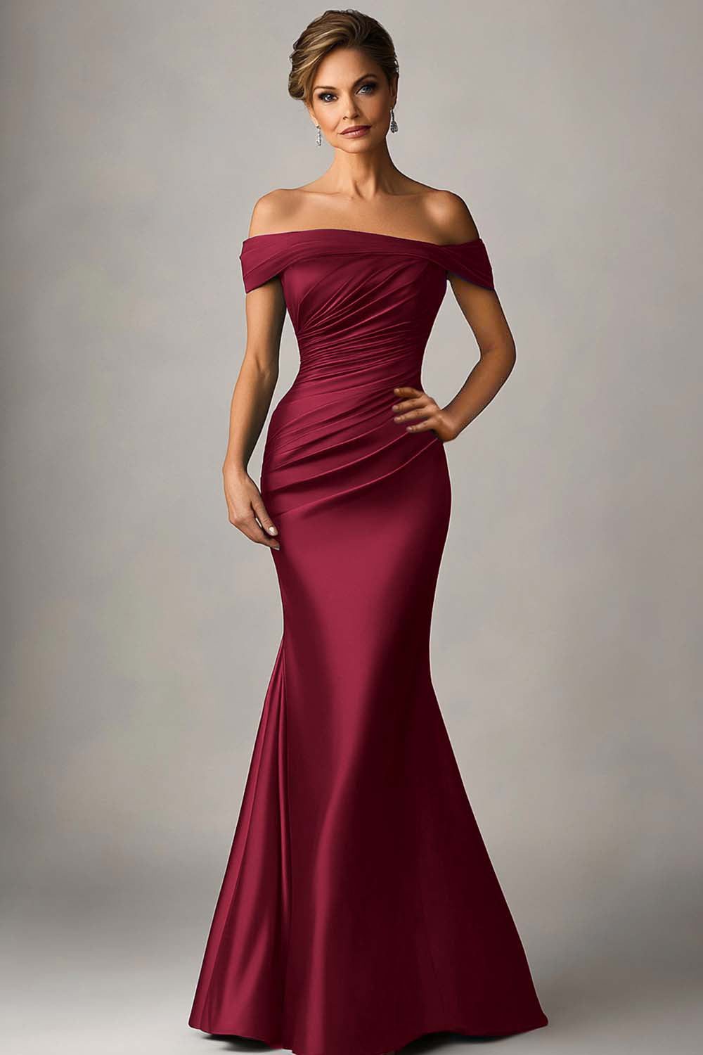 Royal Blue Margot Satin Mermaid Dress